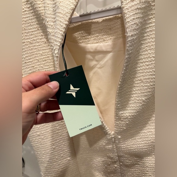 Tuckernuck Pearl White Tweed Jackie Dress - Picture 5 of 7